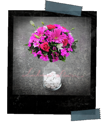 แบบแจกันดอกไม้สด009 @ร้านดอกไม้ลูกแมว [Lukmaw-flower.com]